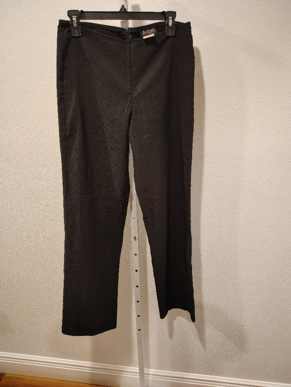 A-list by Wrapper Junior's Black Dress Pants Size 7 Vintage Y2K